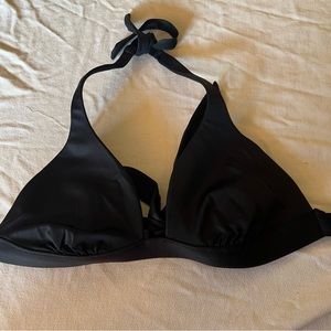Victoria’s Secret black halter bikini bra size Large